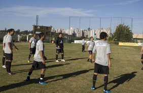 Durante o treino do Corinthians realizado esta tarde no campo do J. Malucelli, em Curitiba; o prximo jogo do time ser na proxima 4a. feira, 01/07, contra o Internacional/RS, no Beira-Rio, na deciso da Copa do Brasil 2009