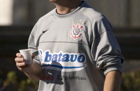 Durante o treino do Corinthians realizado esta tarde no campo do J. Malucelli, em Curitiba; o prximo jogo do time ser na proxima 4a. feira, 01/07, contra o Internacional/RS, no Beira-Rio, na deciso da Copa do Brasil 2009