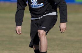 Durante o treino do Corinthians realizado esta tarde no campo do J. Malucelli, em Curitiba; o prximo jogo do time ser na proxima 4a. feira, 01/07, contra o Internacional/RS, no Beira-Rio, na deciso da Copa do Brasil 2009