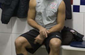 Ronaldo durante o treino do Corinthians realizado esta tarde no campo do Parana Clube, em Curitiba; o prximo jogo do time ser na proxima 4a. feira, 01/07, contra o Internacional/RS, no Beira-Rio, na deciso da Copa do Brasil 2009