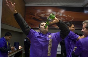 INTERNACIONAL/RS X CORINTHIANS/SP -  nos vestirios aps a partida realizada esta noite no estdio Beira-Rio, em Porto Alegre, no jogo de deciso da Copa do Brasil 2009