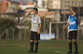 Durante o treino do Corinthians esta tarde no Parque Ecolgico do Tiete, zona leste da cidade; o prximo jogo do time ser amanh, 4a. feira, 08/07, contra o Fluminense, no Pacaembu, pelo Campeonato Brasileiro 2009