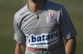 Durante o treino do Corinthians esta tarde no Parque Ecolgico do Tiete, zona leste da cidade; o prximo jogo do time ser amanh, 4a. feira, 08/07, contra o Fluminense, no Pacaembu, pelo Campeonato Brasileiro 2009