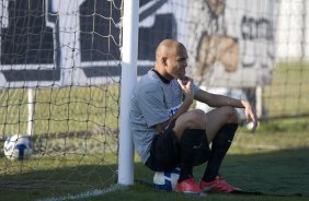 Durante o treino do Corinthians esta tarde no Parque Ecolgico do Tiete, zona leste da cidade; o prximo jogo do time ser amanh, 4a. feira, 08/07, contra o Fluminense, no Pacaembu, pelo Campeonato Brasileiro 2009