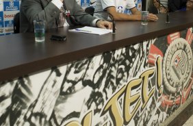 O meia Edu, Ex-Valencia, foi apresentado como novo reforco do time hoje pela manhã no Parque São Jorge; o próximo jogo do time será amanhã, 4a. feira, 08/07, contra o Fluminense, no Pacaembu, pelo Campeonato Brasileiro 2009