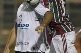 CORINTHIANS/SP X FLUMINENSE/RJ -  em um lance da partida realizada esta noite no estdio do Pacaembu, zona oeste da cidade, vlida pelo turno do Campeonato Brasileiro de 2009