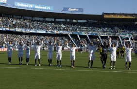 GREMIO/RS X CORINTHIANS/SP - em um lance da partida realizada esta tarde no estádio Olímpico, em Porto Alegre, válida pelo turno do Campeonato Brasileiro de 2009
