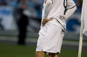 GREMIO/RS X CORINTHIANS/SP - em um lance da partida realizada esta tarde no estádio Olímpico, em Porto Alegre, válida pelo turno do Campeonato Brasileiro de 2009