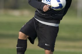 Durante o treino do Corinthians realizado esta tarde no Parque Ecológico do Tiete, zona leste da cidade; o próximo jogo do time será amanhã, quinta-feira, 16/07, contra o Sport Clube do Recife, no estádio do Pacaembu, pelo Campeonato Brasileiro 2009