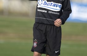 Durante o treino do Corinthians realizado esta tarde no Parque Ecolgico do Tiete, zona leste da cidade; o prximo jogo do time ser amanh, quinta-feira, 16/07, contra o Sport Clube do Recife, no estdio do Pacaembu, pelo Campeonato Brasileiro 2009