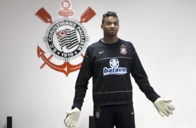 Felipe durante o treino do Corinthians realizado esta tarde no Parque So Jorge, zona leste da cidade; o prximo jogo do time ser domingo, 26/07, contra o Palmeiras, no estdio Eduardo Jos Farah, em Presidente Prudente, pelo Campeonato Brasileiro 2009