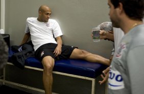 CORINTHIANS/SP X AVAI/SC -Souza nos vestiários antes da partida realizada esta tarde no estádio do Pacaembu, zona oeste da cidade, válida pelo turno do Campeonato Brasileiro de 2009