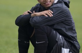 Durante o treino do Corinthians realizado esta tarde no Parque Ecolgico do Tiete, zona leste da cidade; o prximo jogo do time ser amanh, quarta-feira, 19/08, contra o Internacional de Porto Alegre, pelo returno do Campeonato Brasileiro 2009