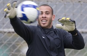 Durante o treino do Corinthians realizado esta tarde no Parque Ecolgico do Tiete, zona leste da cidade; o prximo jogo do time ser amanh, quarta-feira, 19/08, contra o Internacional de Porto Alegre, pelo returno do Campeonato Brasileiro 2009