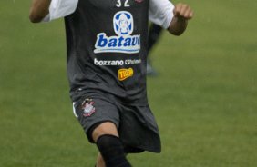 Durante o treino do Corinthians realizado esta tarde no Parque Ecolgico do Tiete, zona leste da cidade; o prximo jogo do time ser amanh, quarta-feira, 19/08, contra o Internacional de Porto Alegre, pelo returno do Campeonato Brasileiro 2009