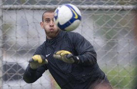 Durante o treino do Corinthians realizado esta tarde no Parque Ecolgico do Tiete, zona leste da cidade; o prximo jogo do time ser amanh, quarta-feira, 19/08, contra o Internacional de Porto Alegre, pelo returno do Campeonato Brasileiro 2009