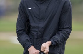 Durante o treino do Corinthians realizado esta tarde no Parque Ecolgico do Tiete, zona leste da cidade; o prximo jogo do time ser amanh, quarta-feira, 19/08, contra o Internacional de Porto Alegre, pelo returno do Campeonato Brasileiro 2009