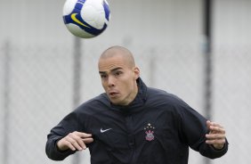 Durante o treino do Corinthians realizado esta tarde no Parque Ecolgico do Tiete, zona leste da cidade; o prximo jogo do time ser domingo, 23/08, contra o Botafogo, no Pacaembu, pelo returno do Campeonato Brasileiro 2009