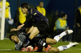 BARUERI/SP X CORINTHIANS/SP - em um lance da partida realizada esta noite na Arena Barueri, na grande So Paulo, vlida pelo returno do Campeonato Brasileiro de 2009