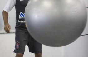 Jorge Henrique durante o treino do Corinthians realizado esta manh no Parque So Jorge, zona leste da cidade; o prximo jogo do time ser quarta-feira, 02/09, contra o Santos, no Pacaembu, pelo returno do Campeonato Brasileiro 2009