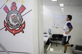 O meia argentinho Matias Defederico foi apresentado e já treinou fisicamente esta manhã no Parque São Jorge, zona leste da cidade; o próximo jogo do time será quarta-feira, 02/09, contra o Santos, no Pacaembu, pelo returno do Campeonato Brasileiro 2009