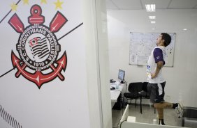 O meia argentinho Matias Defederico foi apresentado e já treinou fisicamente esta manhã no Parque São Jorge, zona leste da cidade; o próximo jogo do time será quarta-feira, 02/09, contra o Santos, no Pacaembu, pelo returno do Campeonato Brasileiro 2009