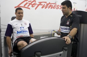 Ronaldo treinou fisicamente esta manhã no Parque São Jorge com o fisioterapeuta Bruno Mazziotti, zona leste da cidade; o próximo jogo do time será quarta-feira, 02/09, contra o Santos, no Pacaembu, pelo returno do Campeonato Brasileiro 2009