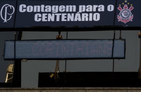 Durante cerimonia esta manh danto inicio a contagem regressiva para o centenario do Corinthians, em 01/09/2010; o prximo jogo do time ser amanh, quarta-feira, 26/08, contra o Barueri, na Arena Barueri, pelo returno do Campeonato Brasileiro 2009