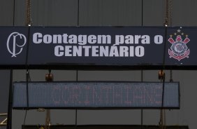 Durante cerimonia esta manh danto inicio a contagem regressiva para o centenario do Corinthians, em 01/09/2010; o prximo jogo do time ser amanh, quarta-feira, 26/08, contra o Barueri, na Arena Barueri, pelo returno do Campeonato Brasileiro 2009
