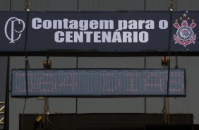 Durante cerimonia esta manh danto inicio a contagem regressiva para o centenario do Corinthians, em 01/09/2010; o prximo jogo do time ser amanh, quarta-feira, 26/08, contra o Barueri, na Arena Barueri, pelo returno do Campeonato Brasileiro 2009