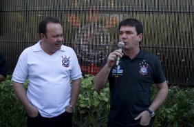 Durante cerimonia esta manh danto inicio a contagem regressiva para o centenario do Corinthians, em 01/09/2010; o prximo jogo do time ser amanh, quarta-feira, 26/08, contra o Barueri, na Arena Barueri, pelo returno do Campeonato Brasileiro 2009