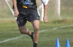 Marcelo Mattos durante o treino desta tarde do Corinthians, realizado no CT do Parque Ecolgico do Tiete, zona leste da cidade. ; o prximo jogo do time ser amanh, quarta-feira, 02/09, contra o Santos, no Pacaembu, pelo returno do Campeonato Brasileiro 2009