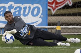 Felipe durante o treino do Corinthians realizado esta tarde no Parque Ecolgico do Tiete; o prximo jogo do time ser domingo, dia 27/09, contra o So Paulo, no estdio do Morumbi, pelo returno do Campeonato Brasileiro 2009