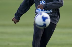 Jorge Henrique durante o treino do Corinthians realizado esta tarde no Parque Ecolgico do Tiete; o prximo jogo do time ser domingo, dia 27/09, contra o So Paulo, no estdio do Morumbi, pelo returno do Campeonato Brasileiro 2009