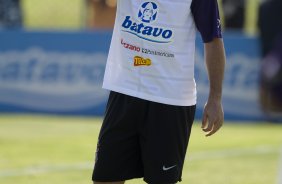 Ronaldo durante o treino do Corinthians realizado esta manh no Parque Ecolgico do Tiete; o prximo jogo do time ser amanh, domingo, dia 27/09, contra o So Paulo, no estdio do Morumbi, pelo returno do Campeonato Brasileiro 2009