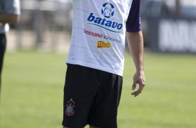 Ronaldo durante o treino do Corinthians realizado esta manh no Parque Ecolgico do Tiete; o prximo jogo do time ser amanh, domingo, dia 27/09, contra o So Paulo, no estdio do Morumbi, pelo returno do Campeonato Brasileiro 2009