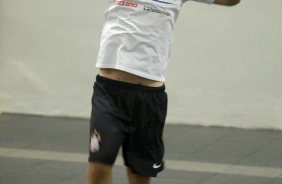 CORINTHIANS/SP X ATLETICO/PR - Ronaldo nos vestiários antes da partida realizada esta noite no estádio do Pacaembu, zona oeste da cidade, válida pelo returno do Campeonato Brasileiro de 2009