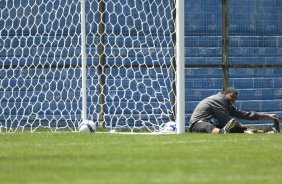 Felipe durante o treino do Corinthians realizado esta manh no Parque So Jorge; o prximo jogo do time ser quarta-feira, dia 07/10, contra o Fluminense, no estdio do Maracan, pelo returno do Campeonato Brasileiro 2009