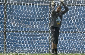 Felipe durante o treino do Corinthians realizado esta manh no Parque So Jorge; o prximo jogo do time ser quarta-feira, dia 07/10, contra o Fluminense, no estdio do Maracan, pelo returno do Campeonato Brasileiro 2009