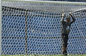 Felipe durante o treino do Corinthians realizado esta manh no Parque So Jorge; o prximo jogo do time ser quarta-feira, dia 07/10, contra o Fluminense, no estdio do Maracan, pelo returno do Campeonato Brasileiro 2009