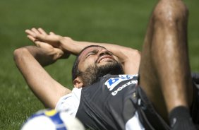 William que volta ao time na 4a. feira, durante o treino do Corinthians realizado esta manh no Parque So Jorge; o prximo jogo do time ser quarta-feira, dia 07/10, contra o Fluminense, no estdio do Maracan, pelo returno do Campeonato Brasileiro 2009