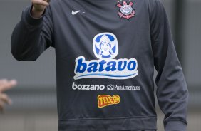 Ronaldo durante o treino do Corinthians realizado esta manh no Parque So Jorge; o prximo jogo do time ser amanh, sbado, dia 10/10, contra o Grmio, no estdio do Pacaembu, pelo returno do Campeonato Brasileiro 2009