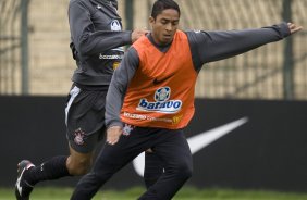 William e Jorge Henrique
?20091013_DAJ_CORINT_TREI_03 durante o treino do Corinthians realizado esta tarde no Parque So Jorge; o prximo jogo do time ser domingo, dia 18/10, contra o Sport, em Recife, pelo returno do Campeonato Brasileiro 2009