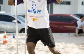 Felipe durante o treino do Corinthians realizado esta tarde no Parque So Jorge; o prximo jogo do time ser domingo, dia 18/10, contra o Sport, em Recife, pelo returno do Campeonato Brasileiro 2009