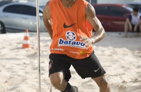 Jorge Henrique durante o treino do Corinthians realizado esta tarde no Parque So Jorge; o prximo jogo do time ser domingo, dia 18/10, contra o Sport, em Recife, pelo returno do Campeonato Brasileiro 2009