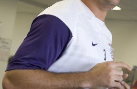 Ronaldo durante o treino do Corinthians realizado esta tarde no Parque So Jorge; o prximo jogo do time ser domingo, dia 18/10, contra o Sport, em Recife, pelo returno do Campeonato Brasileiro 2009