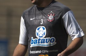 Ronaldo durante o treino do Corinthians realizado esta manh no Parque So Jorge; o prximo jogo do time ser amanh, domingo, dia 01/11, contra o Palmeiras, em Presidente Prudente, pelo returno do Campeonato Brasileiro 2009