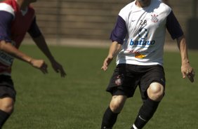 Chico durante o treino do Corinthians realizado esta manh no Parque So Jorge; o prximo jogo do time ser domingo, dia 08/11, contra o Santo Andr, no Pacaembu, pelo returno do Campeonato Brasileiro 2009