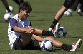 Moradeidurante o treino do Corinthians realizado esta manh no Parque So Jorge; o prximo jogo do time ser domingo, dia 08/11, contra o Santo Andr, no Pacaembu, pelo returno do Campeonato Brasileiro 2009