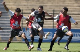 Moradei; Ronaldo e Renato durante o treino do Corinthians realizado esta manh no Parque So Jorge; o prximo jogo do time ser sbado, dia 21/11, contra o Nautico/PE, no estdio do Pacaembu, pelo returno do Campeonato Brasileiro 2009